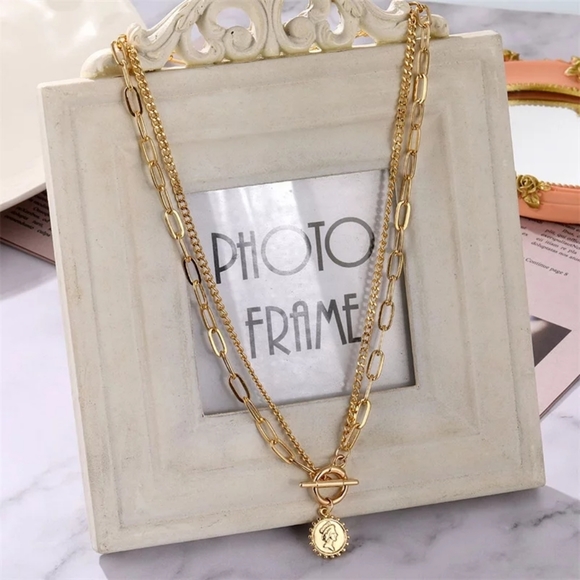 ***New Chunky Gold Chain Necklace - Picture 4 of 6